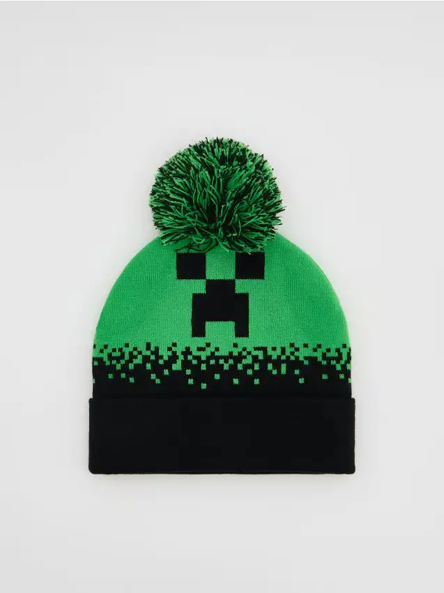Cappello Minecraft - nero