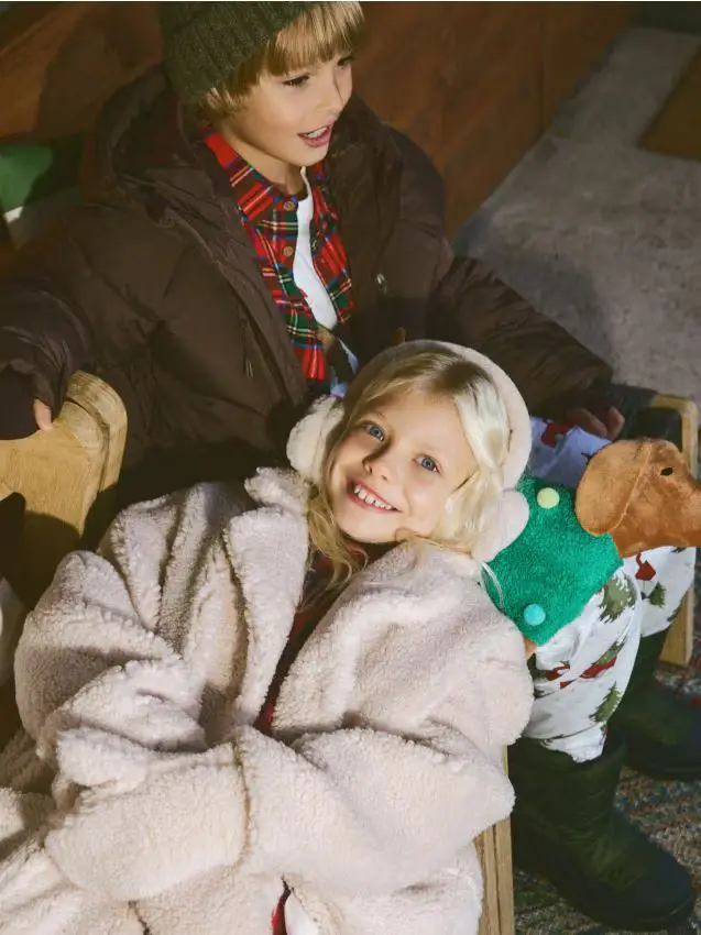 Cappotto con guanti - beige