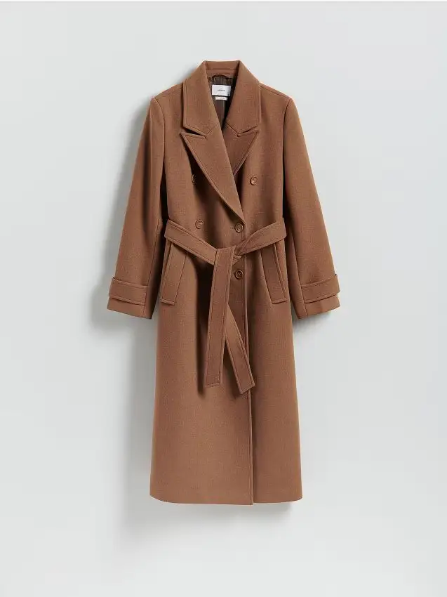 Cappotto in misto lana - beige