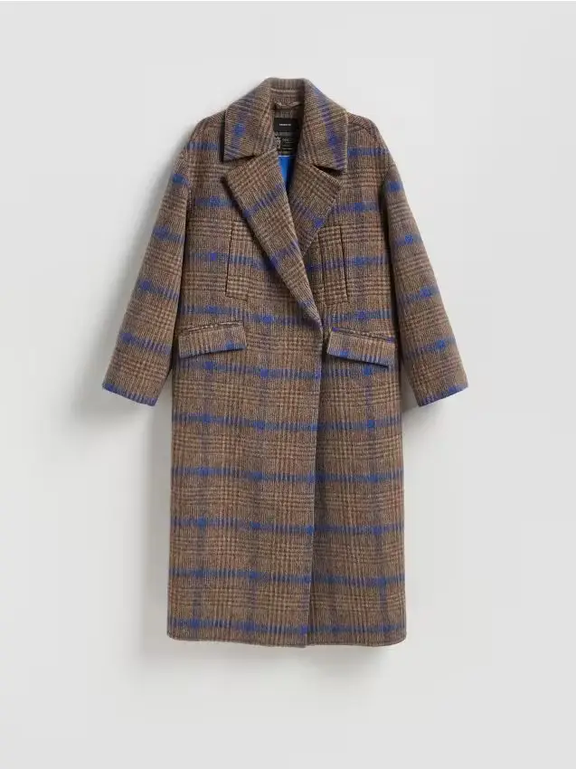 Cappotto misto lana Manteco - multicolore