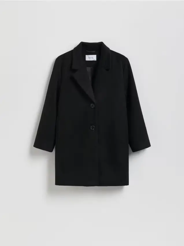 Cappotto monopetto - nero