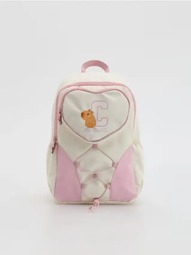 CHILDREN`S RUCKSACK - nude