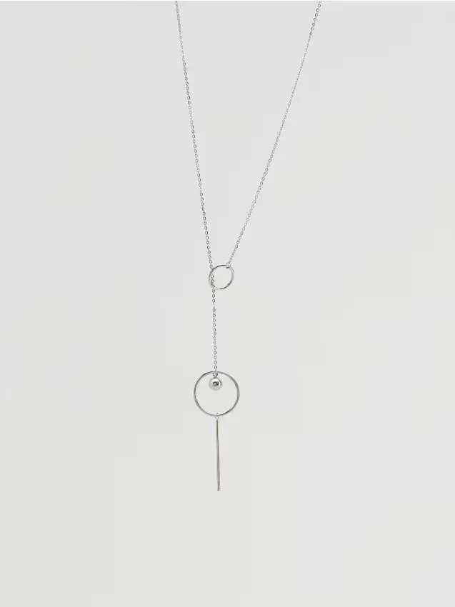 Collana con ciondolo - argento