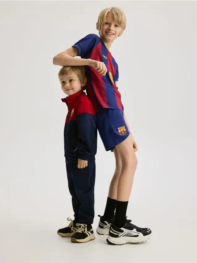 Completo FC Barcelona Lewandowski - blu scuro