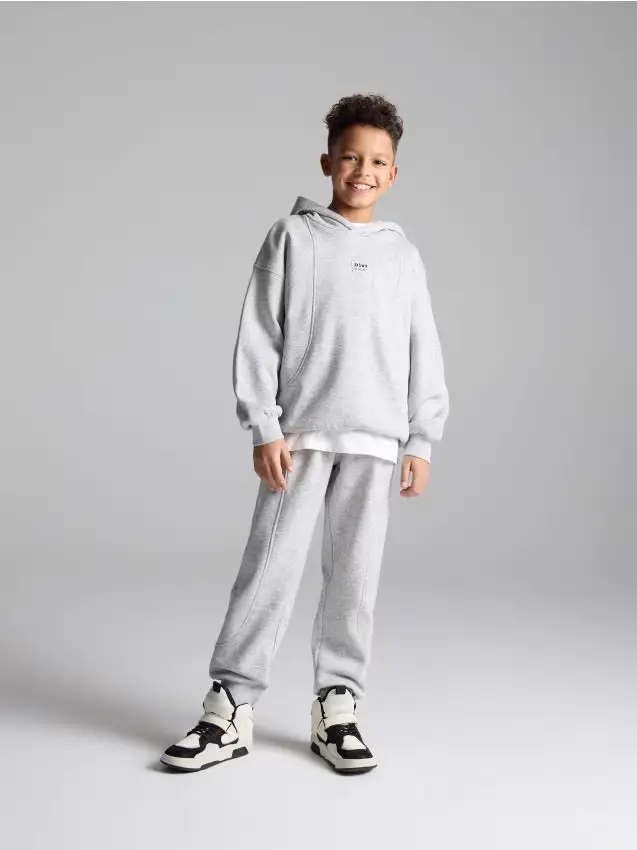 Completo in cotone - grigio chiaro