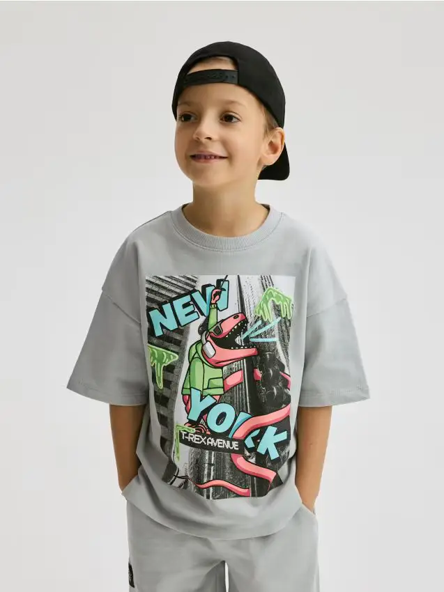 Completo in cotone - grigio chiaro