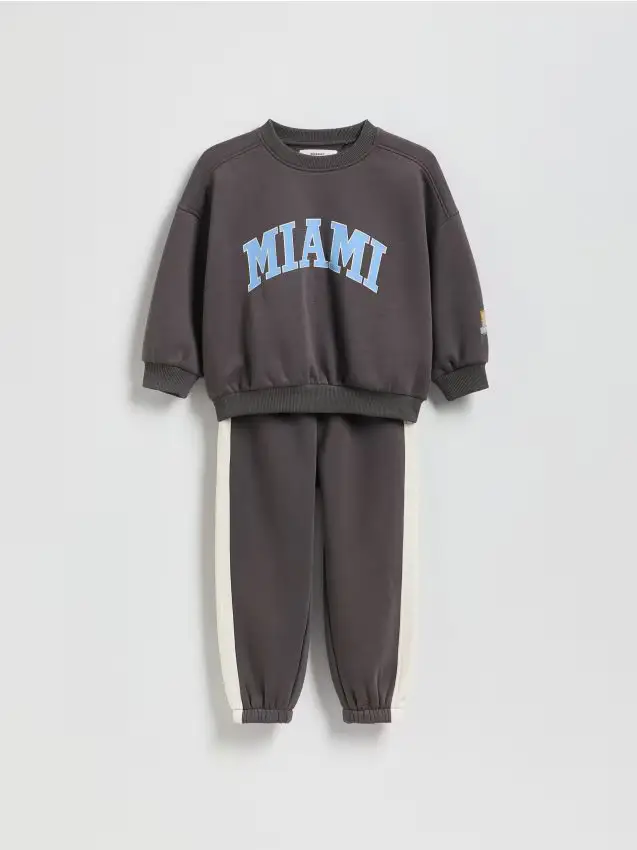 Completo in cotone - grigio scuro