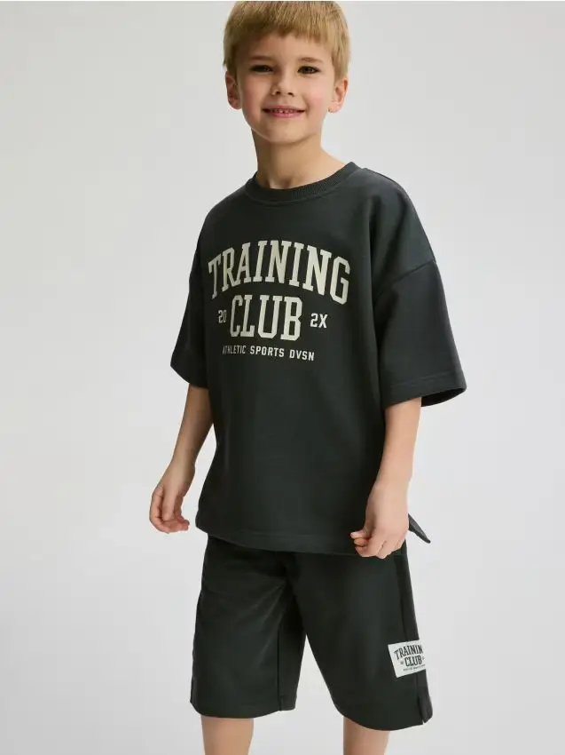 Completo in cotone - grigio scuro