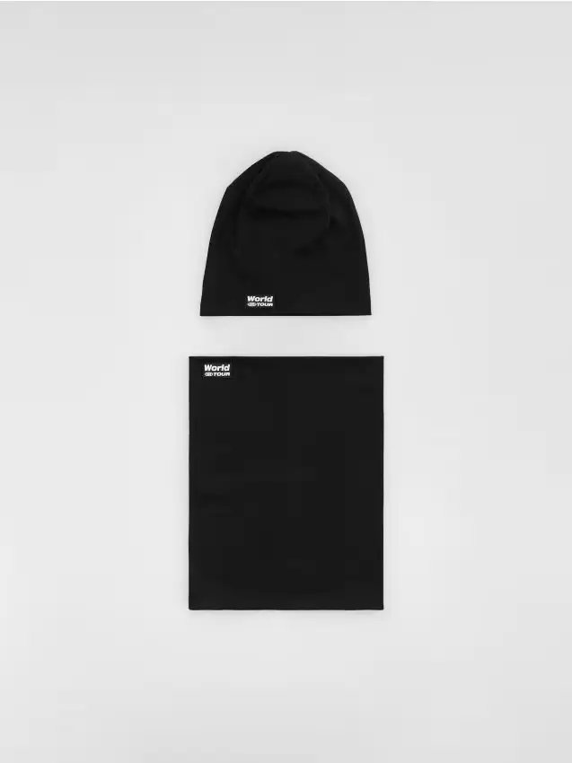 Completo in maglia - nero