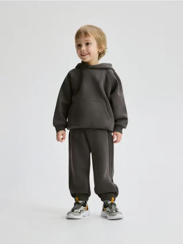 Completo in maglia oversize - grigio scuro