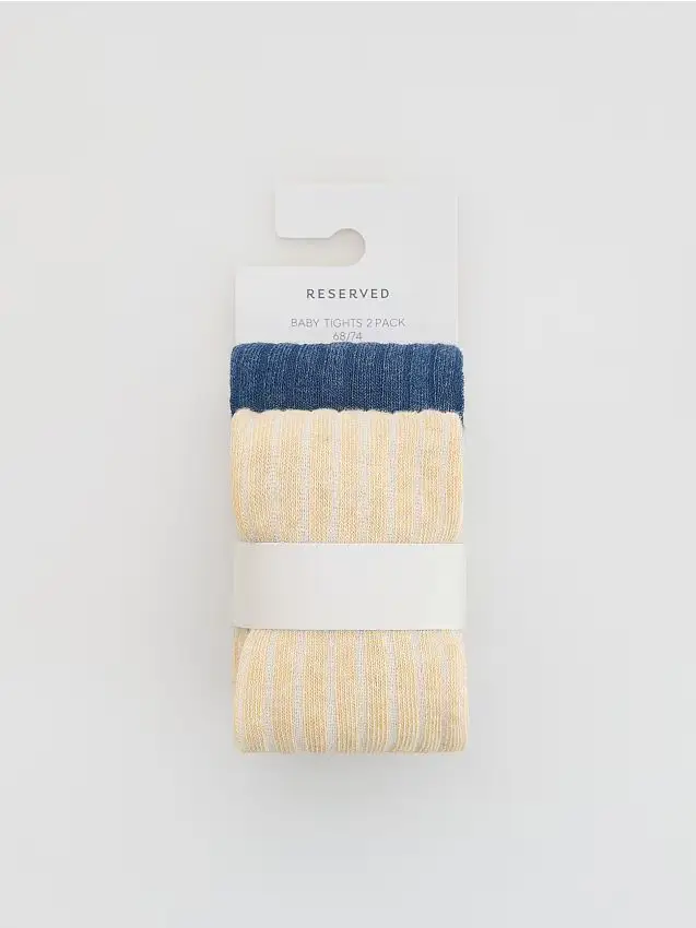 Confezione da 2 paia di collant - grano