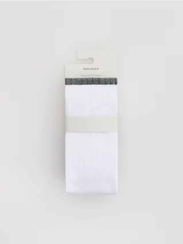 Confezione da 2 paia di collant - grigio scuro