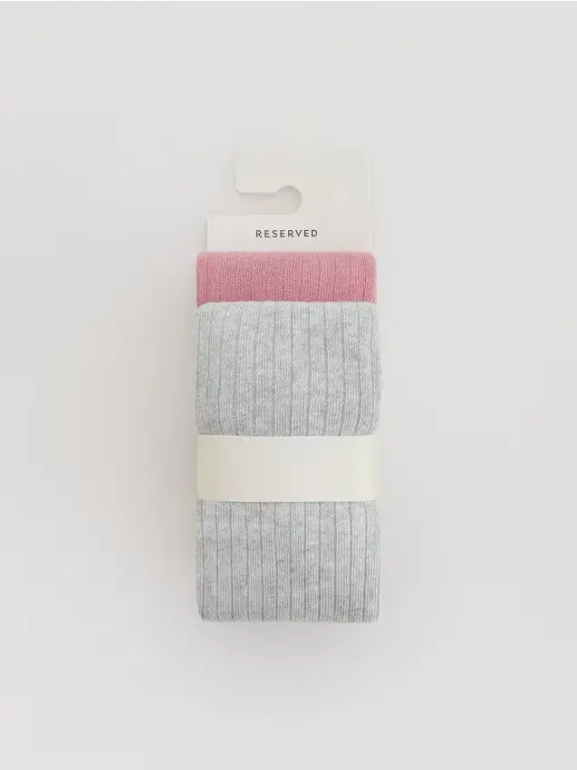 Confezione da 2 paia di collant - malva