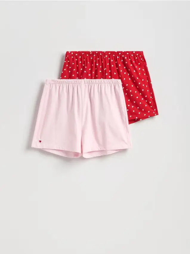 Confezione da 2 paia di pantaloncini del pigiama - rosso
