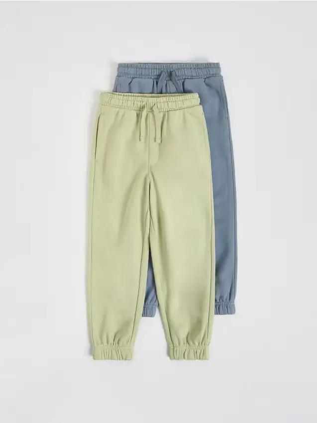 Confezione da 2 paia di pantaloni in cotone - blu