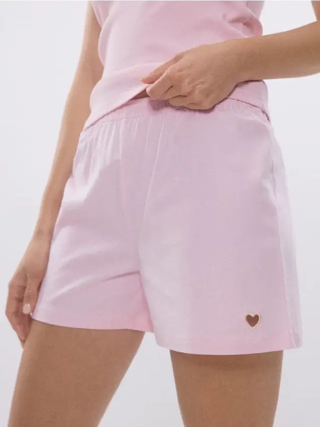 Confezione da 2 pantaloncini da pigiama - rosa pastello