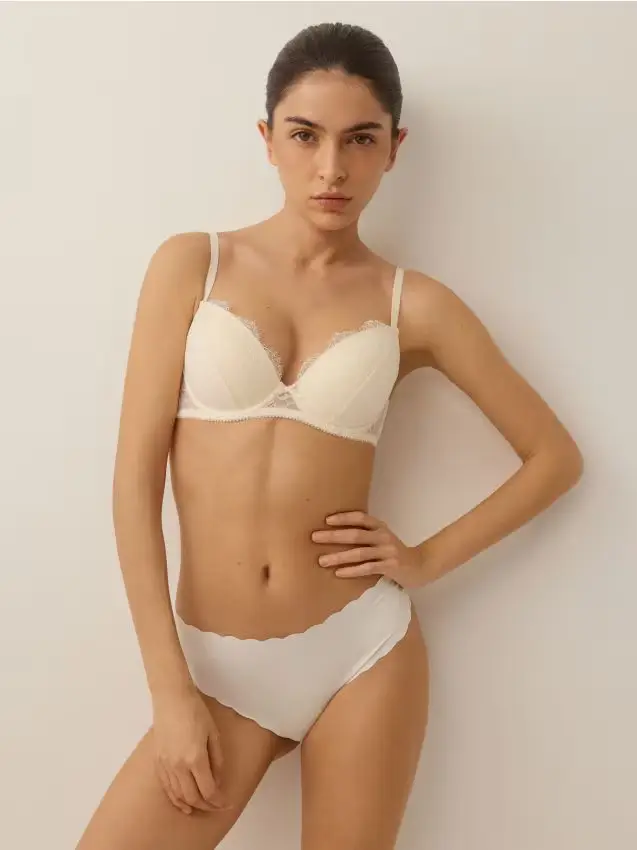 Confezione da 2 reggiseni push-up - panna