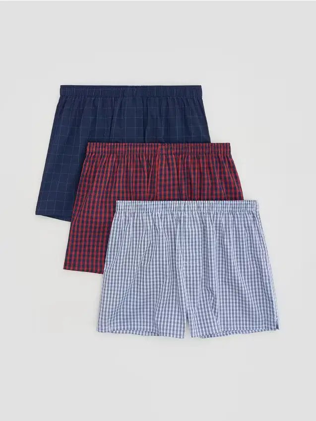 Confezione da 3 paia di boxer loose - blu