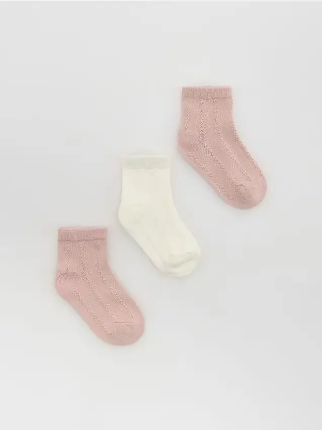 Confezione da 3 paia di calze - bianco