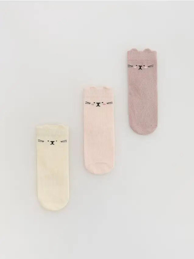 Confezione da 3 paia di calze - multicolore