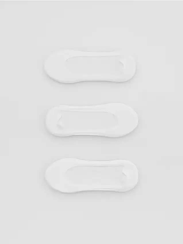 Confezione da 3 paia di fantasmini - panna