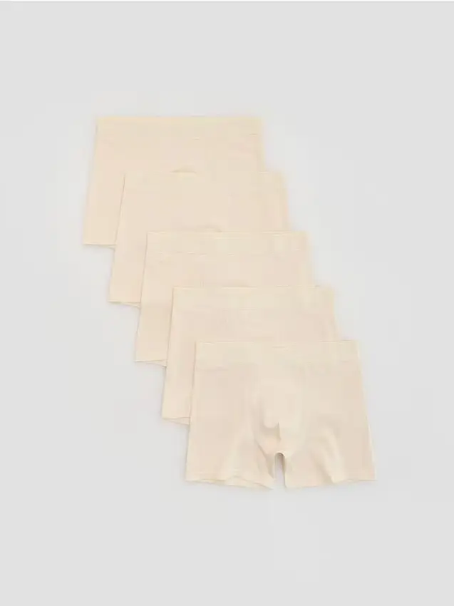 Confezione da 5 paia di boxer long - nude