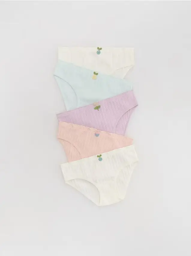 Confezione da 5 slip - multicolore