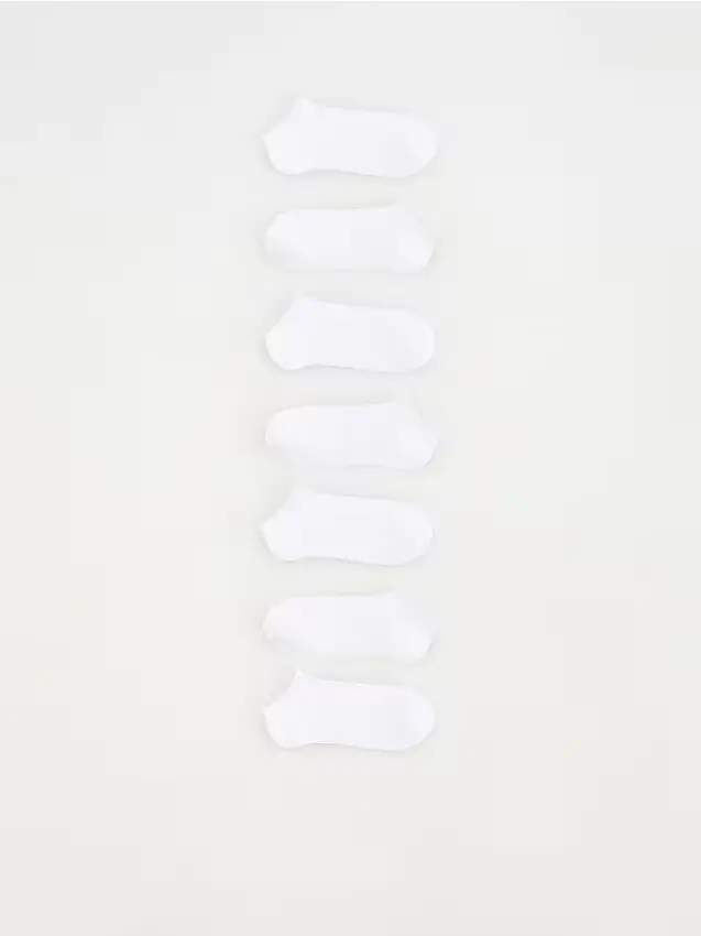 Confezione da 7 paia di calze - bianco