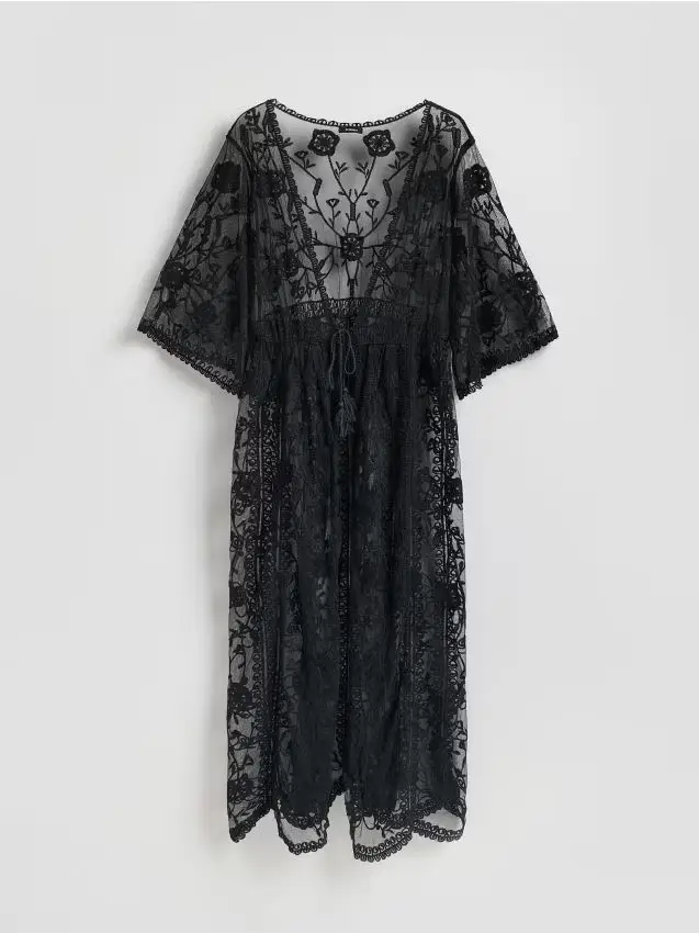 Copricostume da spiaggia - nero