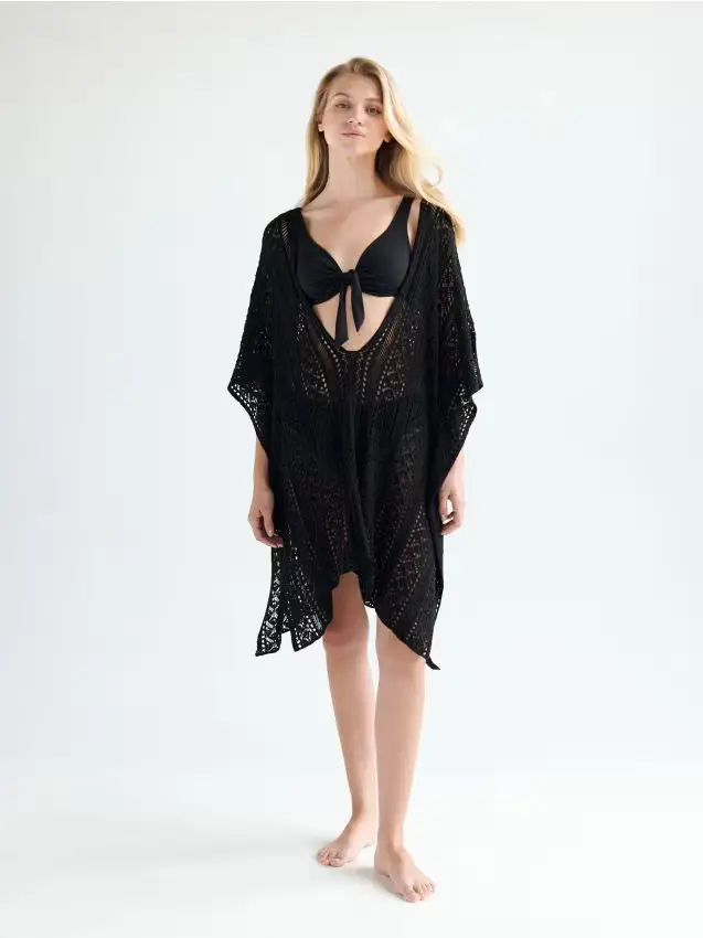 Copricostume traforato - nero