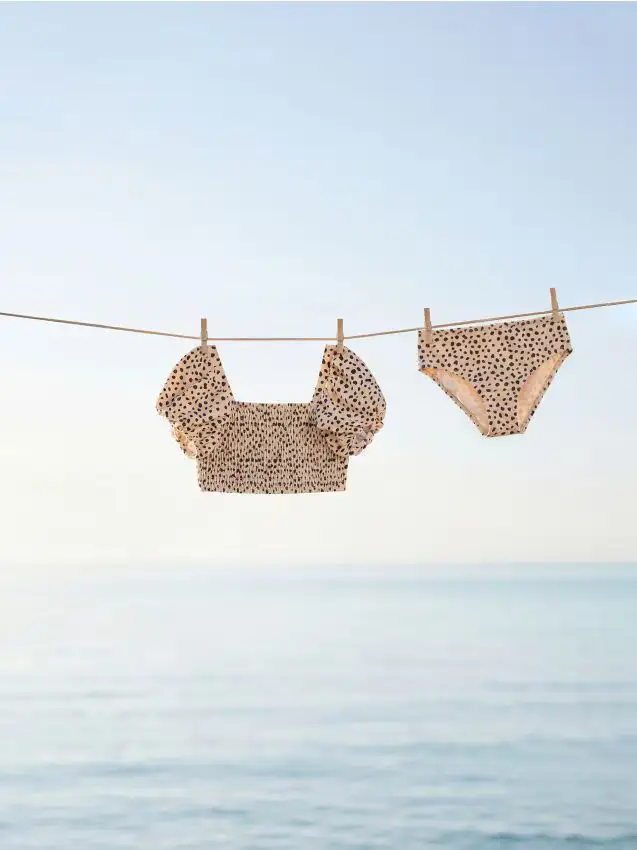 Costume da bagno due pezzi - grano