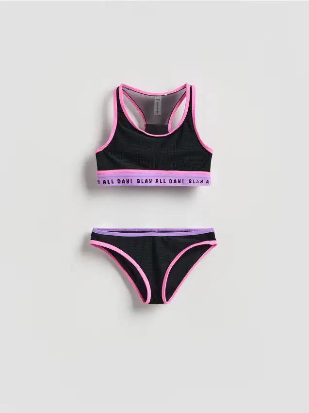 Costume da bagno due pezzi - nero