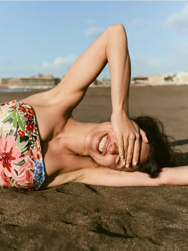 Costume da bagno intero - rosa shocking