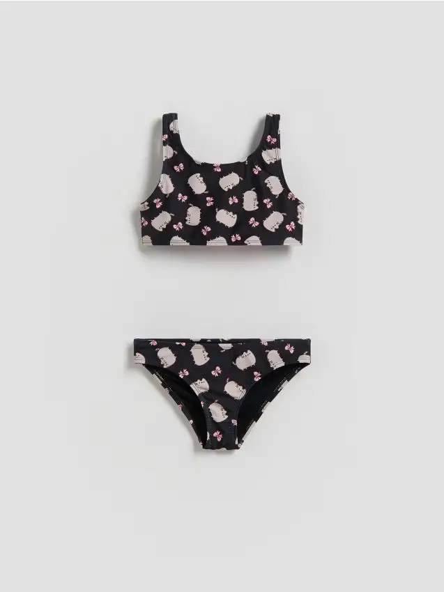 Costume due pezzi Pusheen - nero