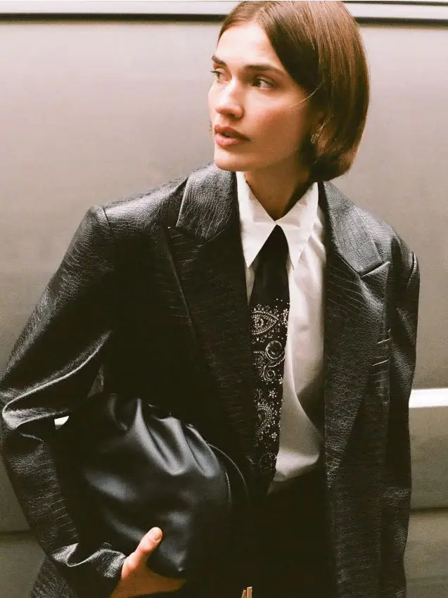 Cravatta fantasia - nero