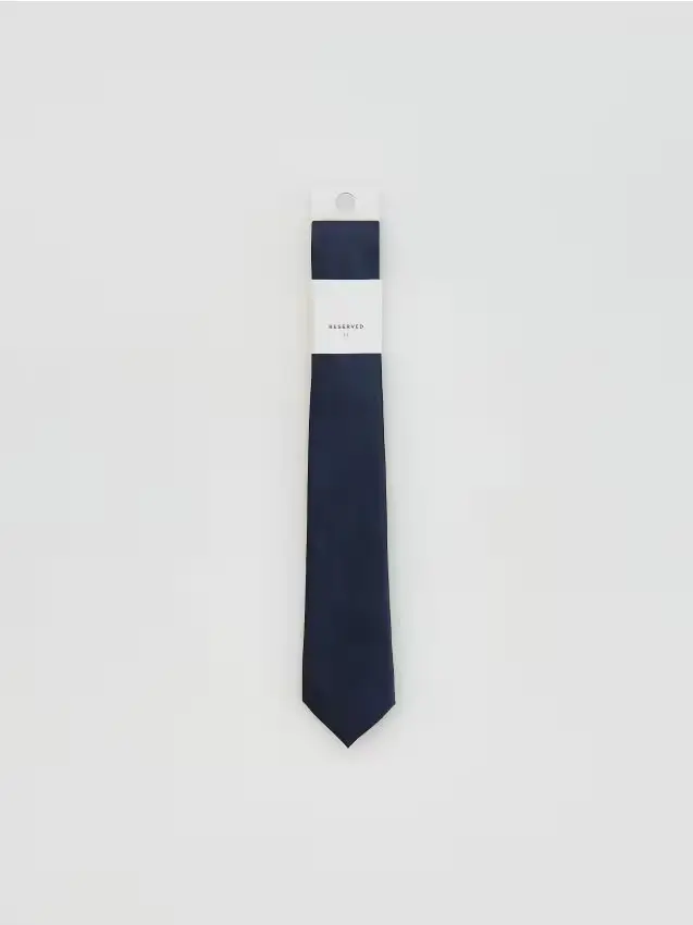 Cravatta slim - blu scuro