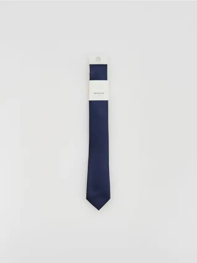 Cravatta slim - blu scuro