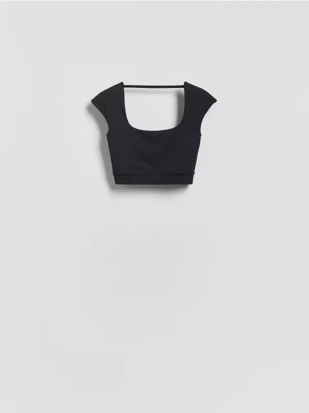Crop top - nero
