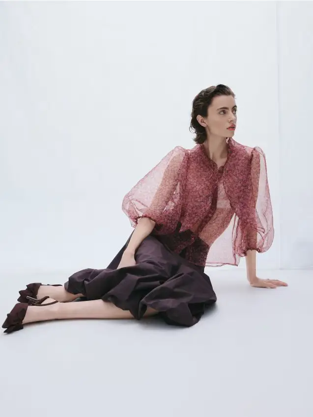 Decolleté con fiocchi - marrone scuro