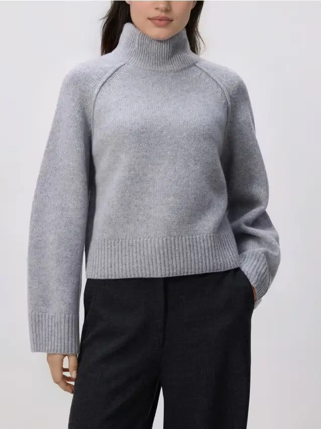 Dolcevita in lana - grigio chiaro