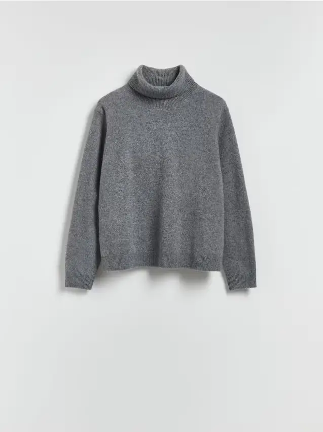 Dolcevita in lana - grigio medio