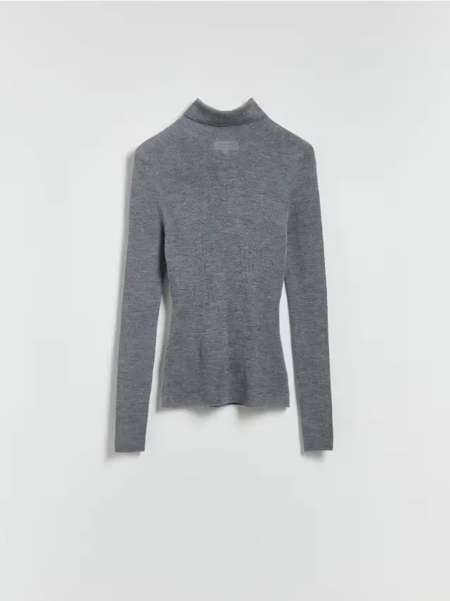 Dolcevita in lana - grigio medio