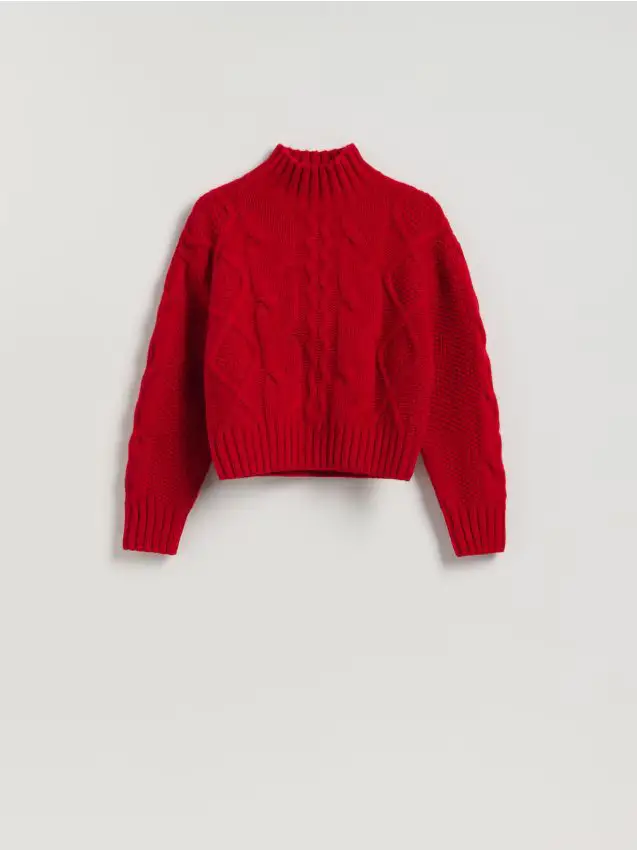 Dolcevita in lana - rosso