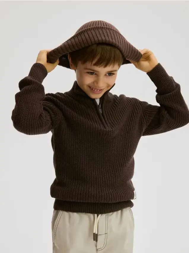 Dolcevita strutturata - marrone scuro