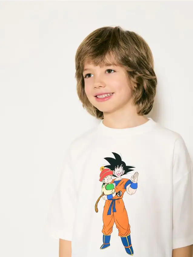 Dragon Ball Z T-shirt - panna