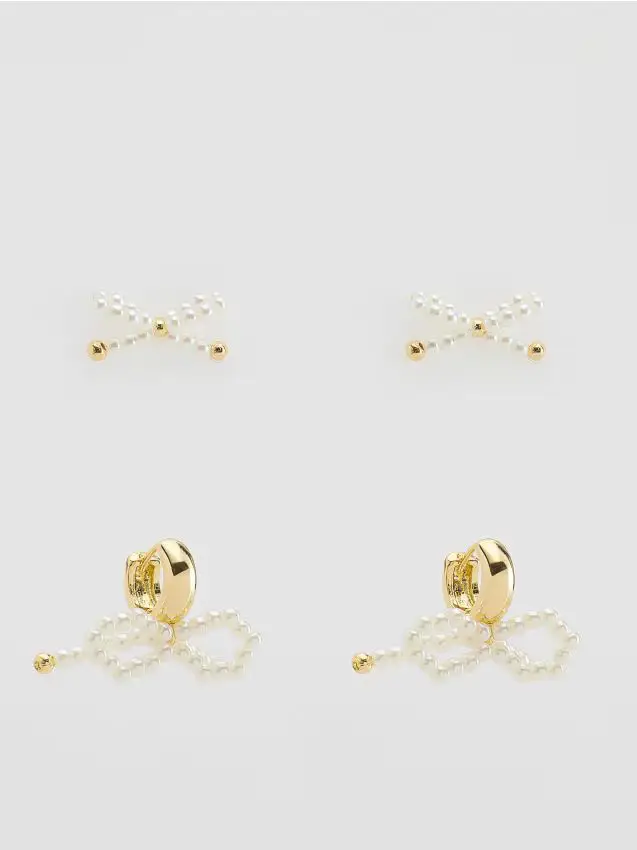 EARRINGS - bianco