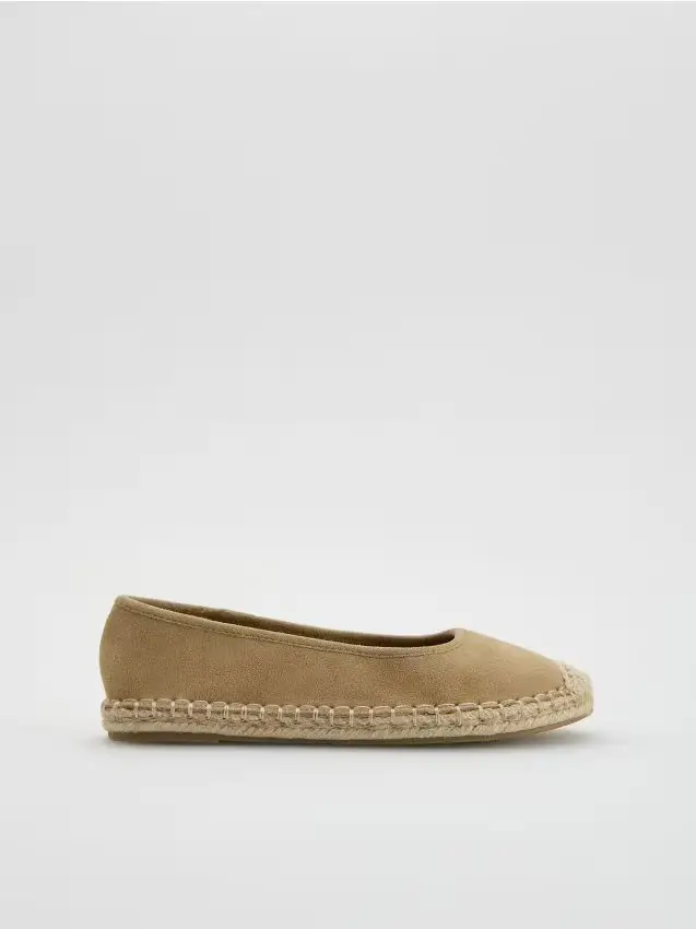 Espadrillas in camoscio - beige