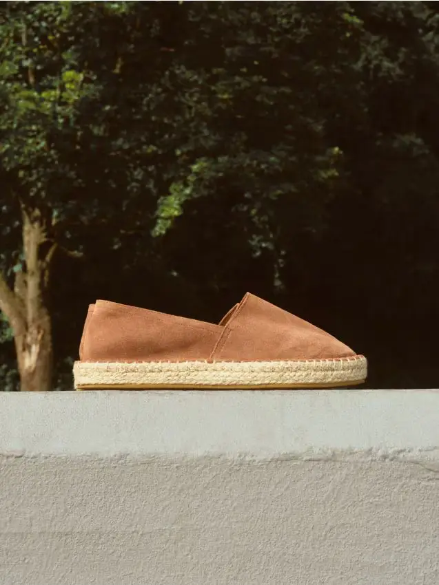 Espadrillas in camoscio - rosa pastello