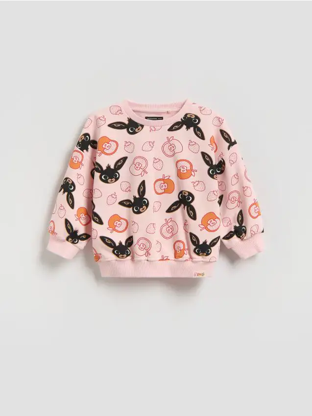 Felpa Bing - rosa pastello