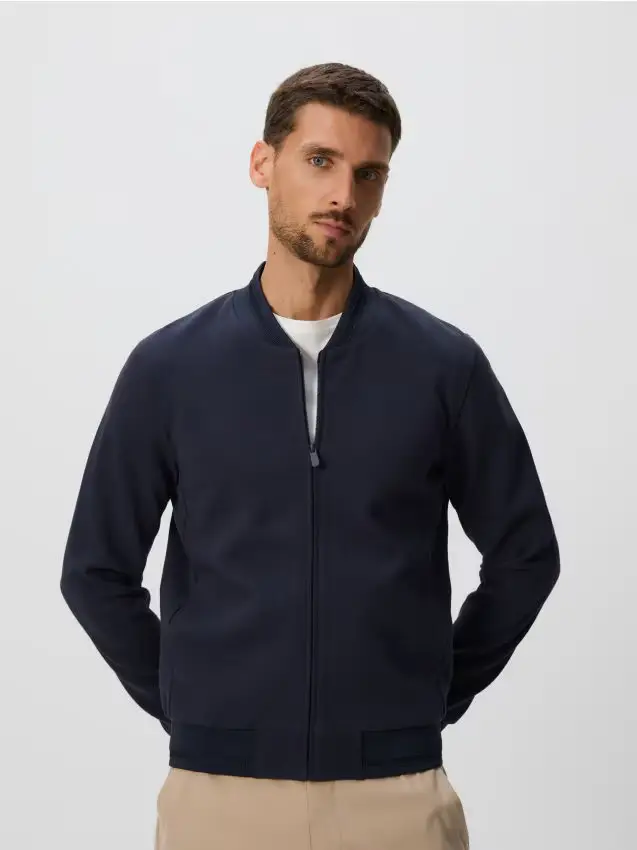 Felpa bomber - antracite